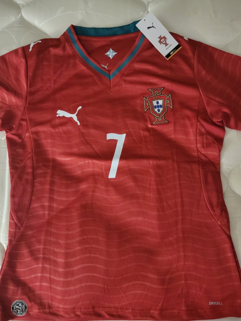 Puma Woman Portugal Football Jersey #7